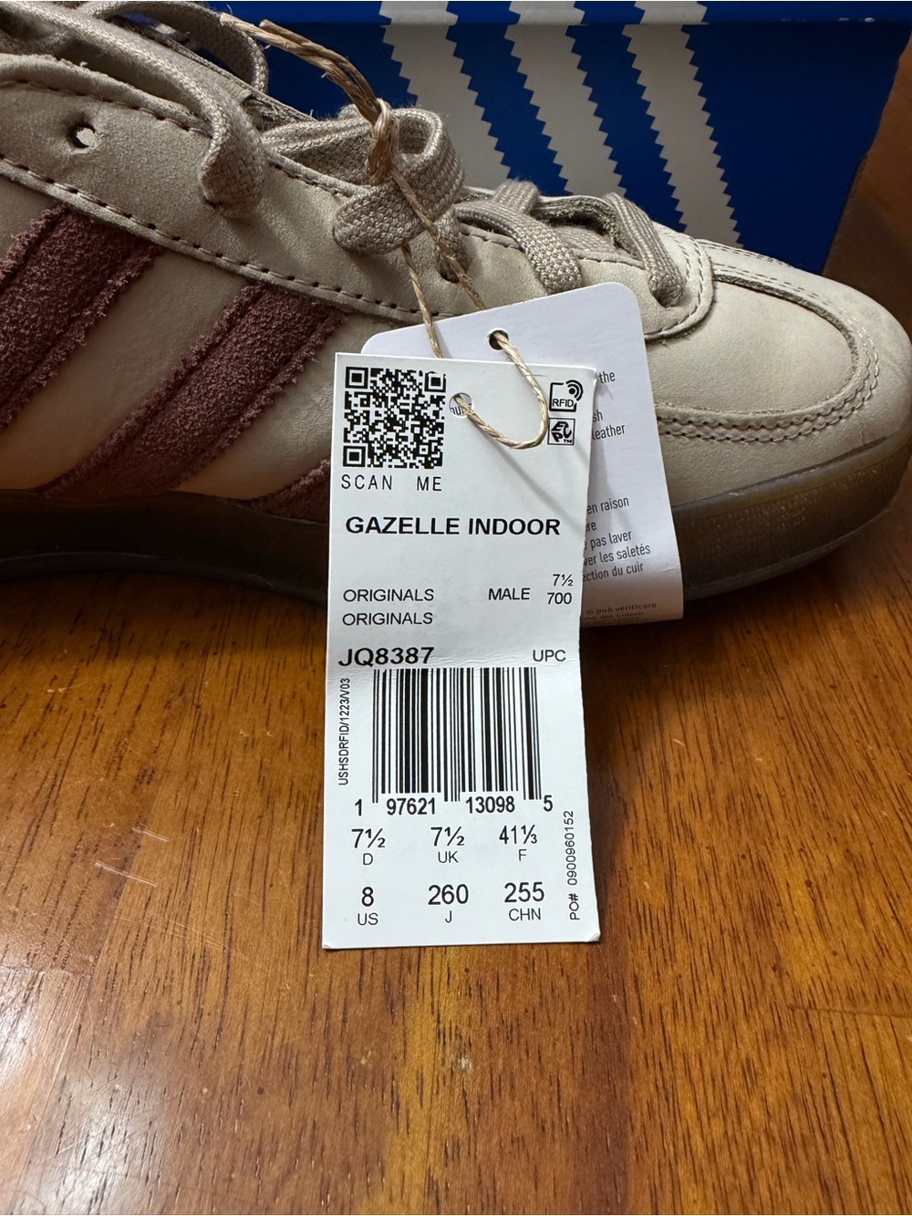 Brand New ADIDAS Men's Gazelle Soccer Casual Shoes Size 8 Retail $120 - Picture 3 of 10